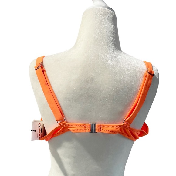 NWT Power Flower Classic Swimwear Bikini Top UnderWire Light Padding  Size L/ 22 - Picture 4 of 5